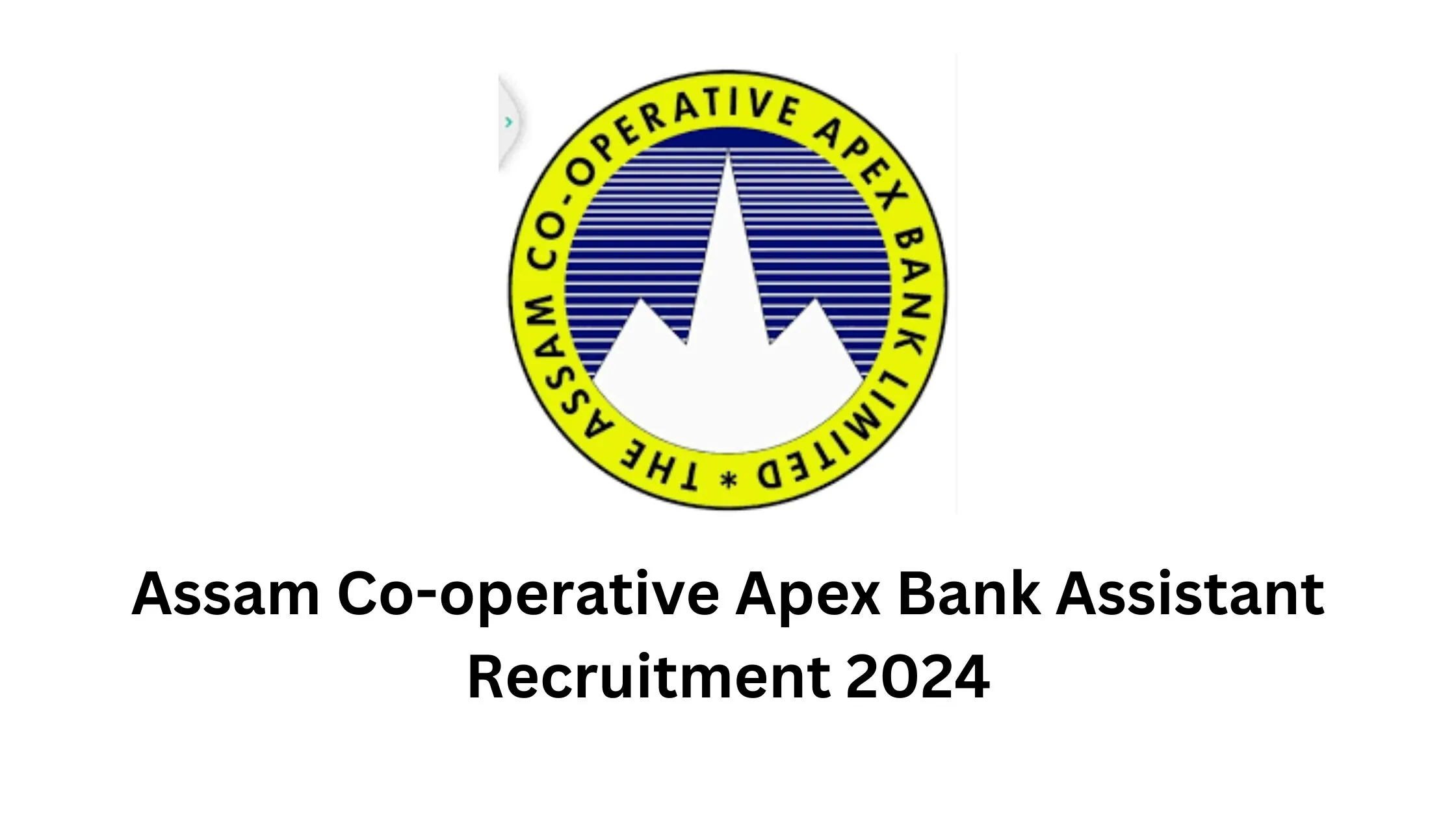 Assam Co-operative Apex Bank Assistant Recruitment 2024