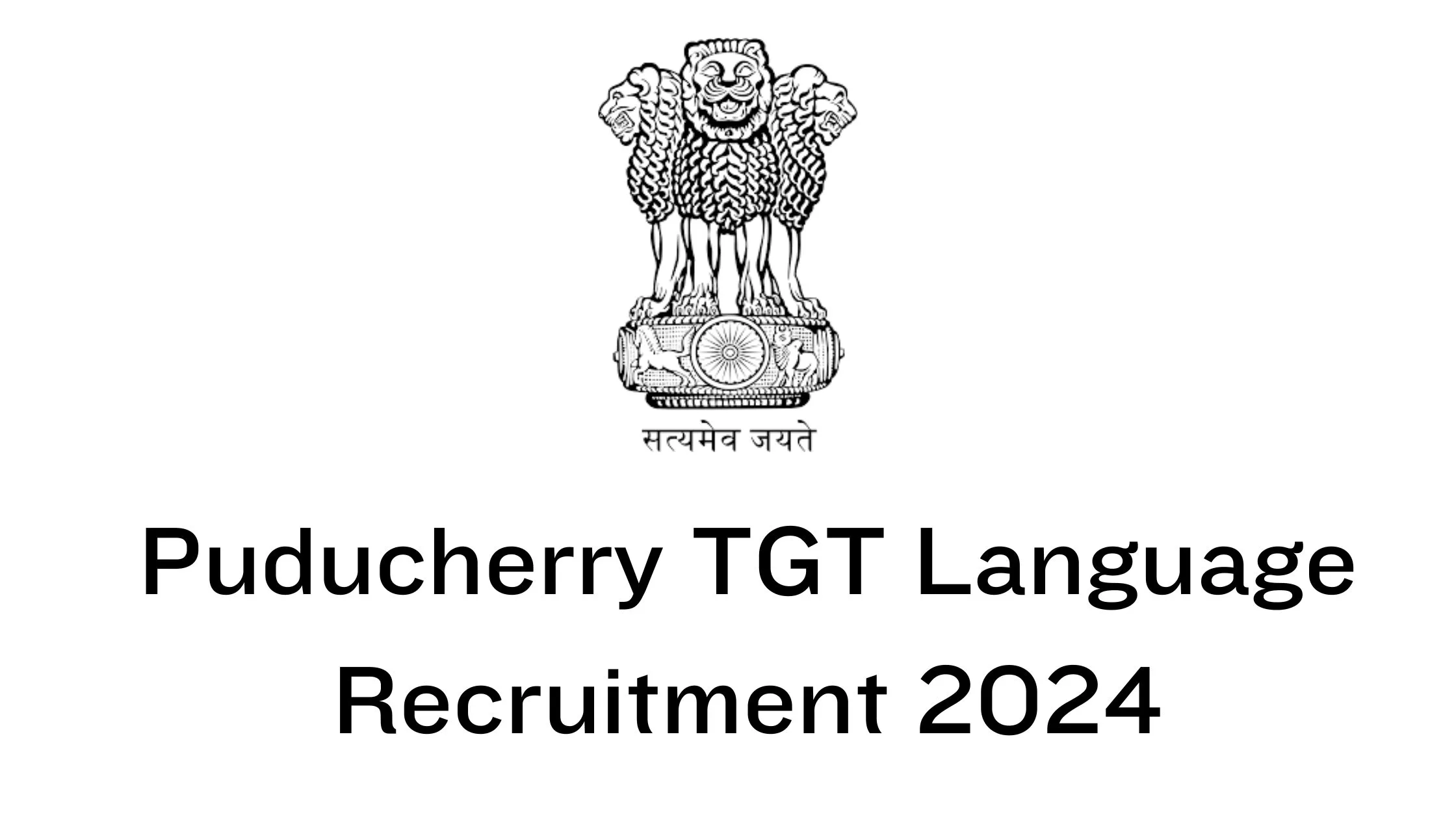 Puducherry TGT Language Recruitment 2024