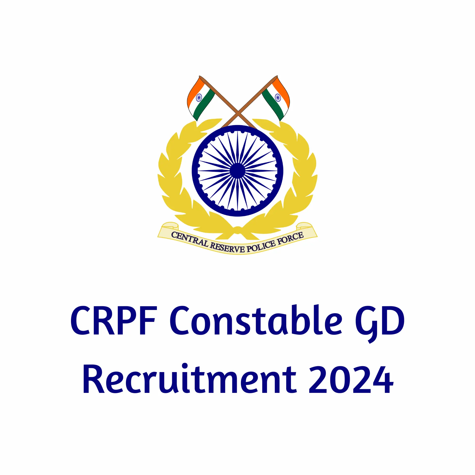 CRPF Constable GD Recruitment 2024, Exam Date, Eligibility, Fee and