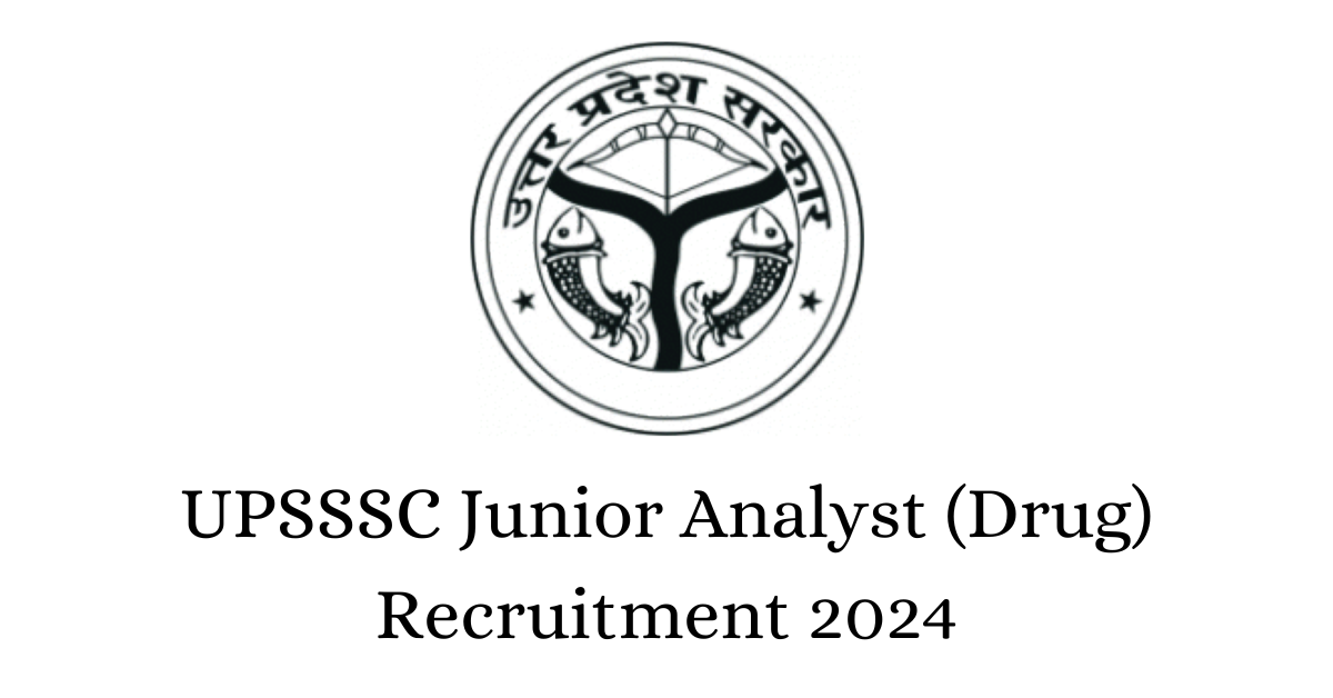 UPSSSC Junior Analyst Recruitment 2024