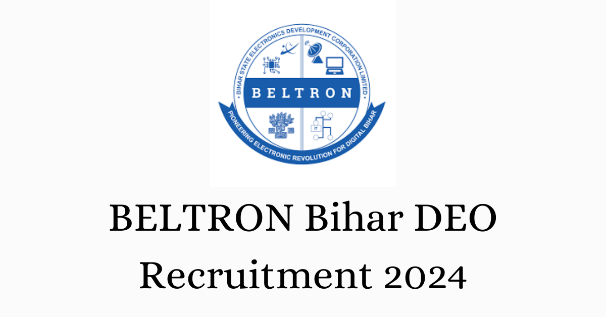 BELTRON Bihar DEO Recruitment 2024